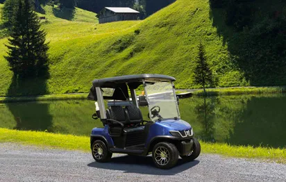 What are the components of an electric utility task vehicle?