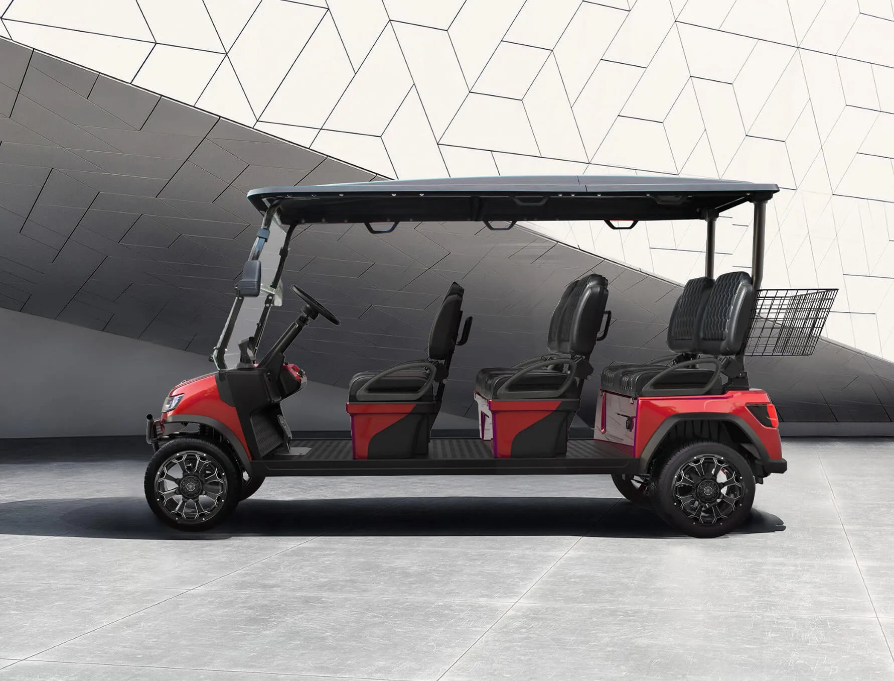 TARA utility task vehicles (UTVs) on the course