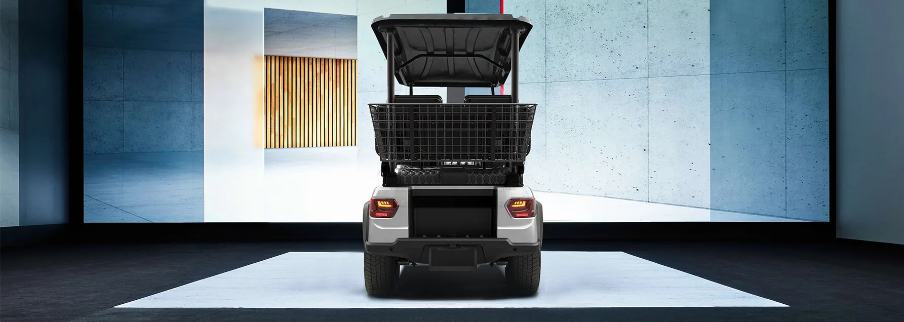 TARA customized utility task vehicle on the golf course