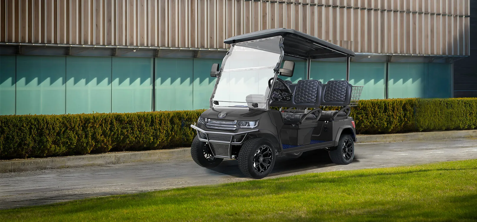 TARA fleet utility task vehicles on the course