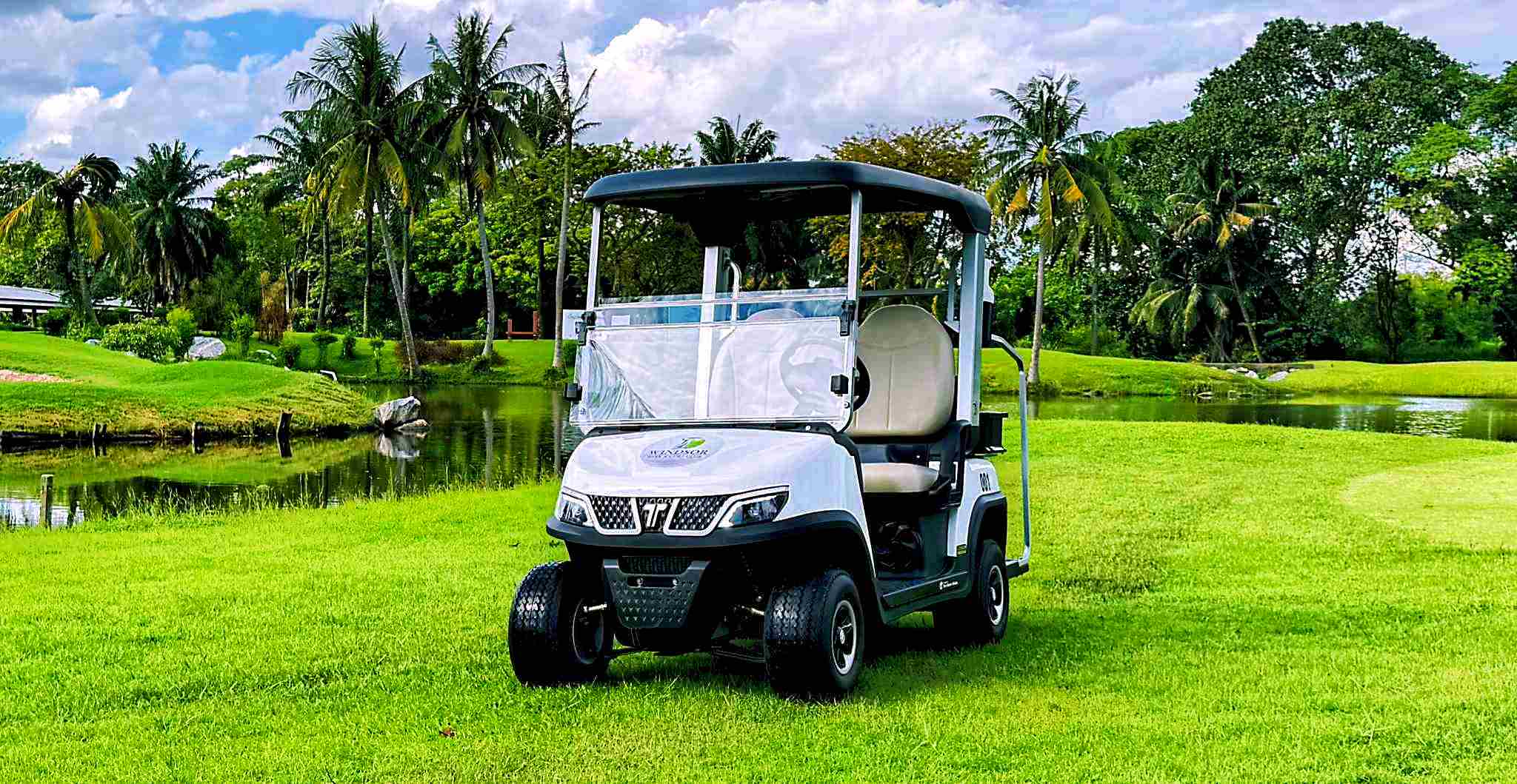 Utility Task Vehicle LED Headlights Front View