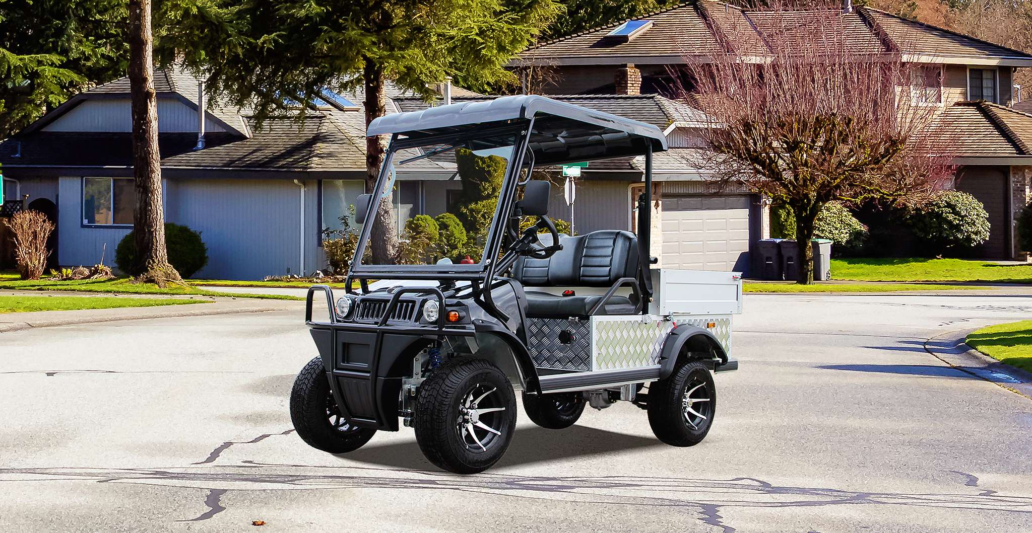 Heavy Duty 4 Wheel Trolley for Resorts