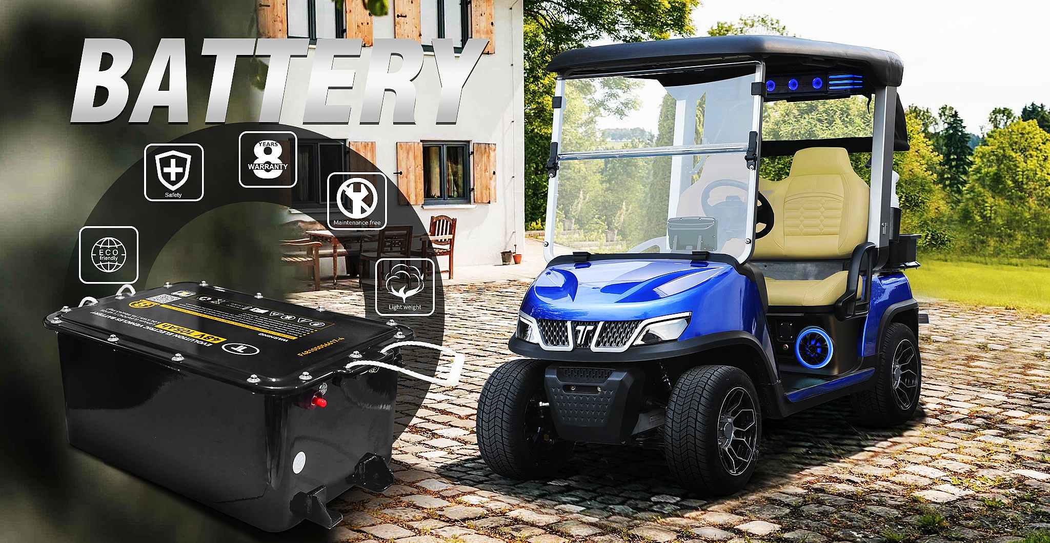 TARA Utility Task Vehicles (UTV) Battery Heating System for Cold Weather