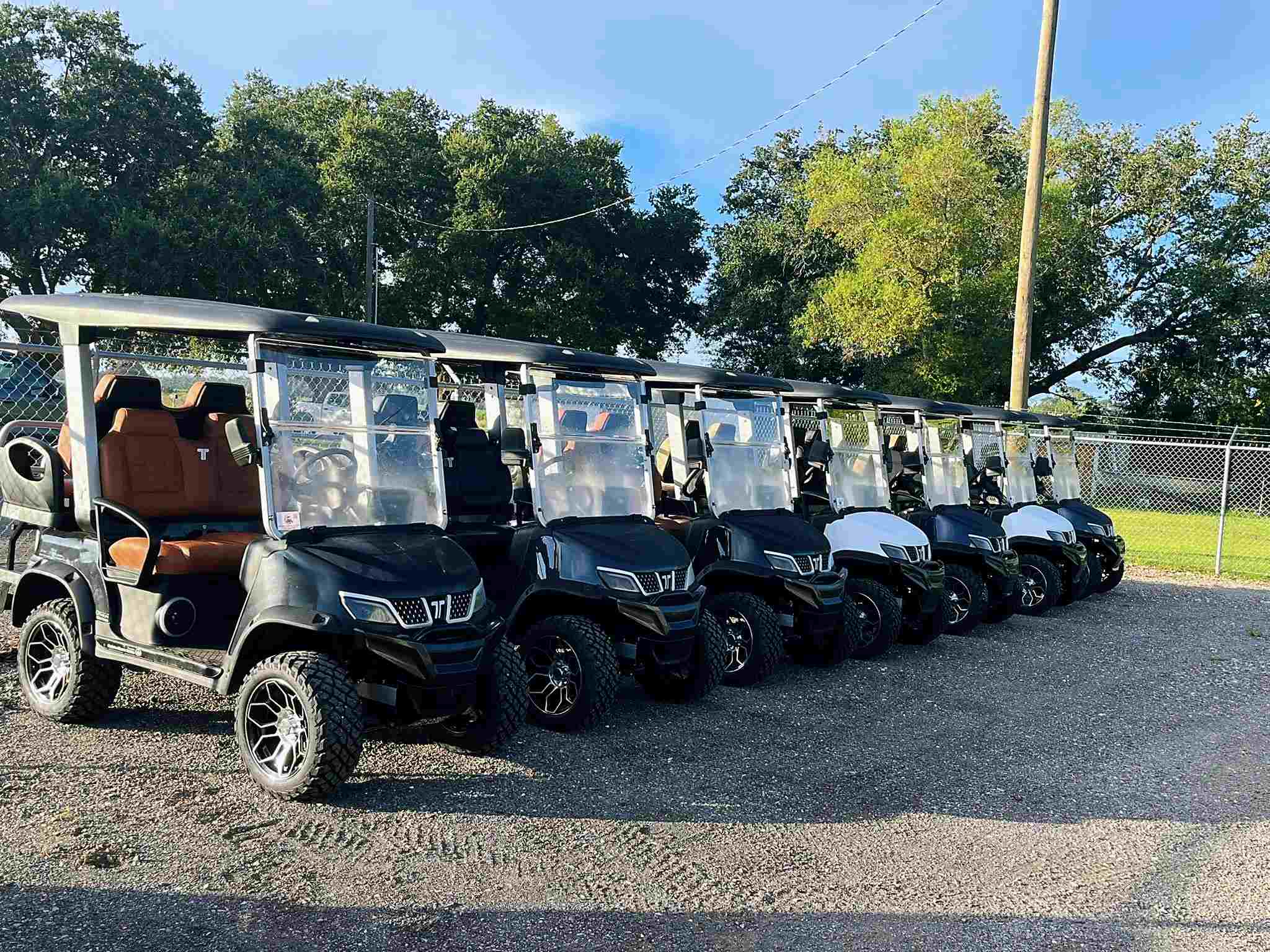 New Utility Task Vehicles Fleet on Golf Course