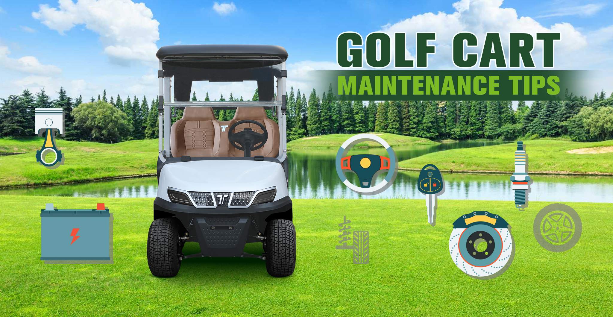 Well-Maintained Tara Electric Utility Task Vehicles After Routine Service