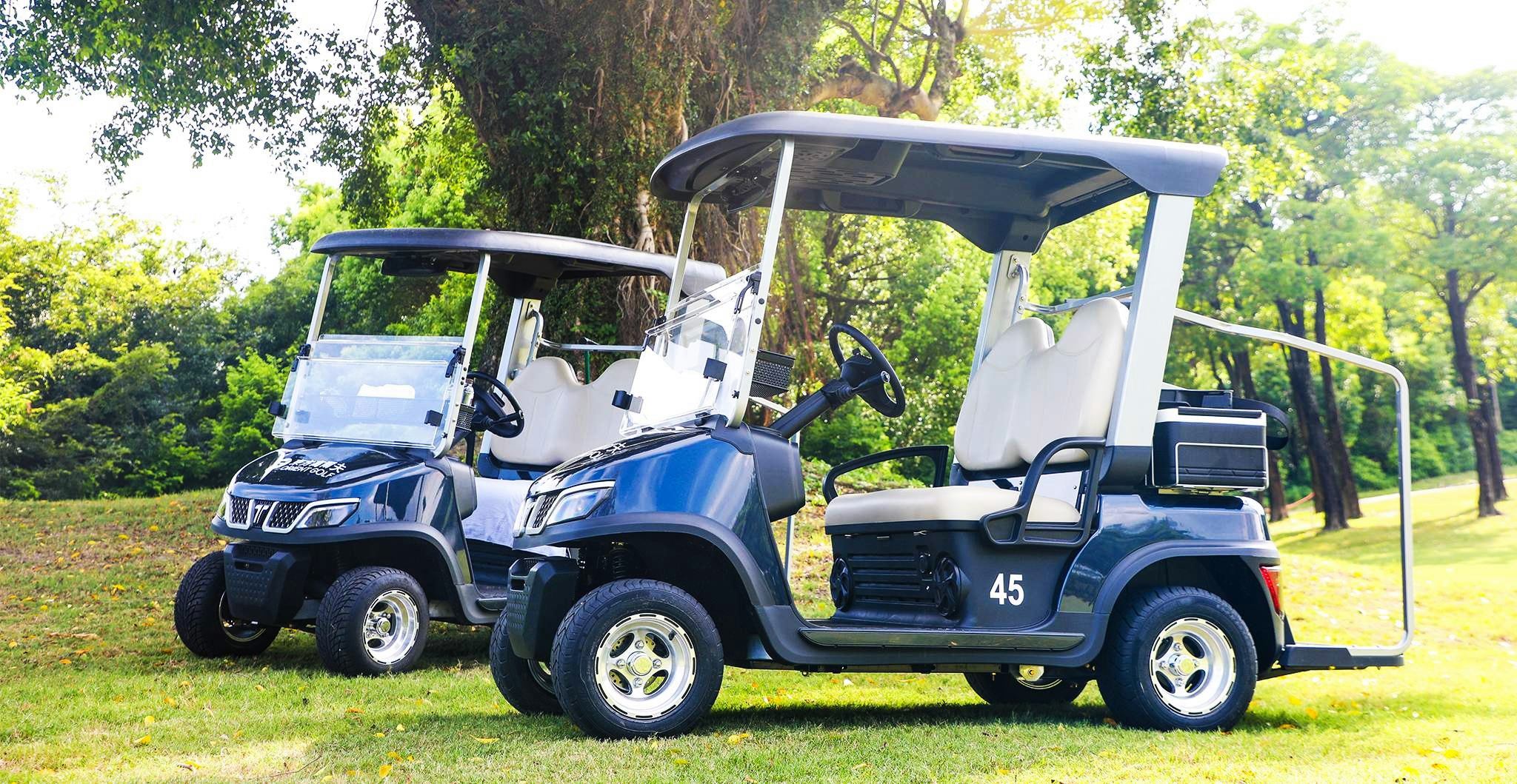 Aluminum frame structure on a Tara electric utility task vehicle