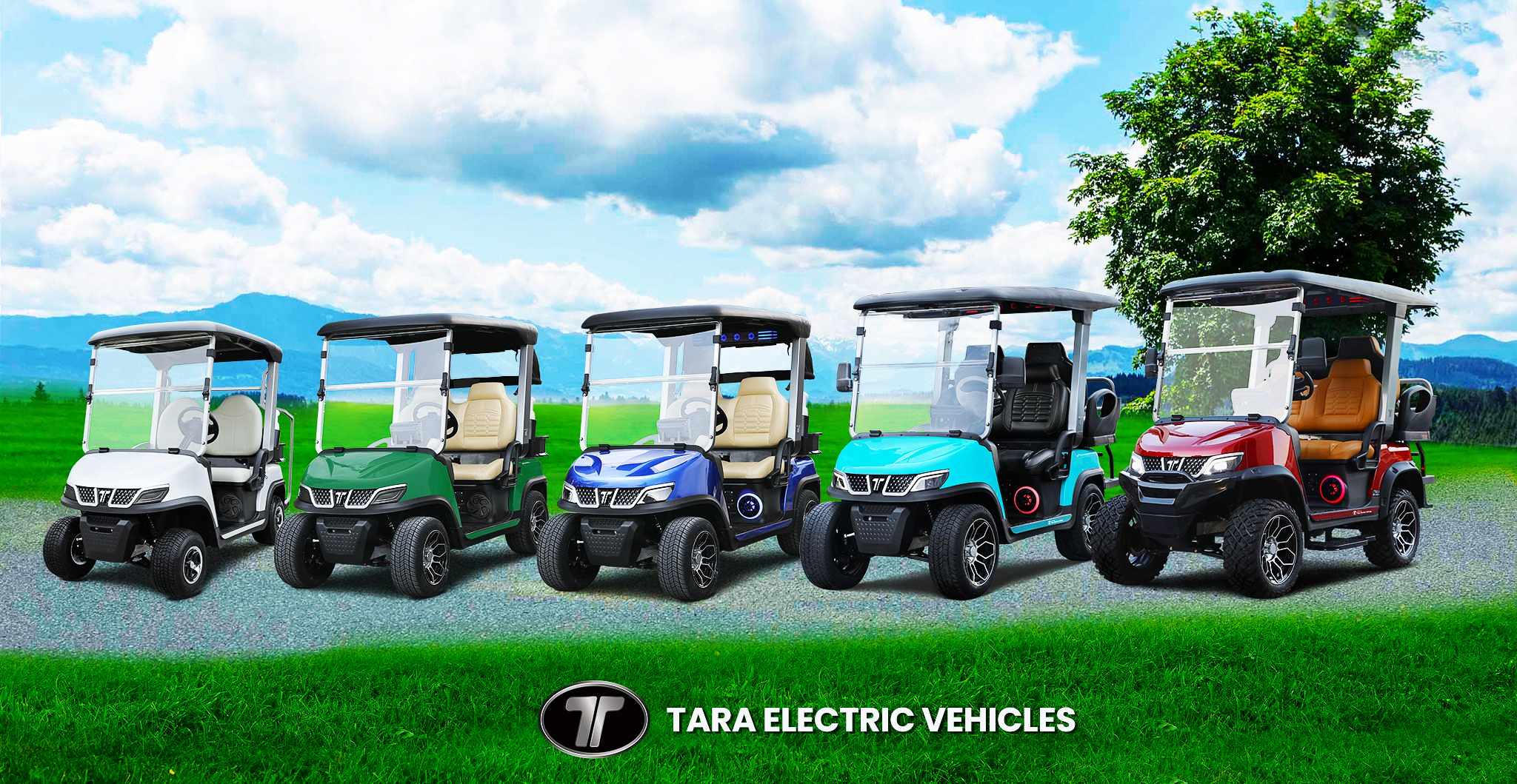 Tara Electric Outdoor Cart in Use