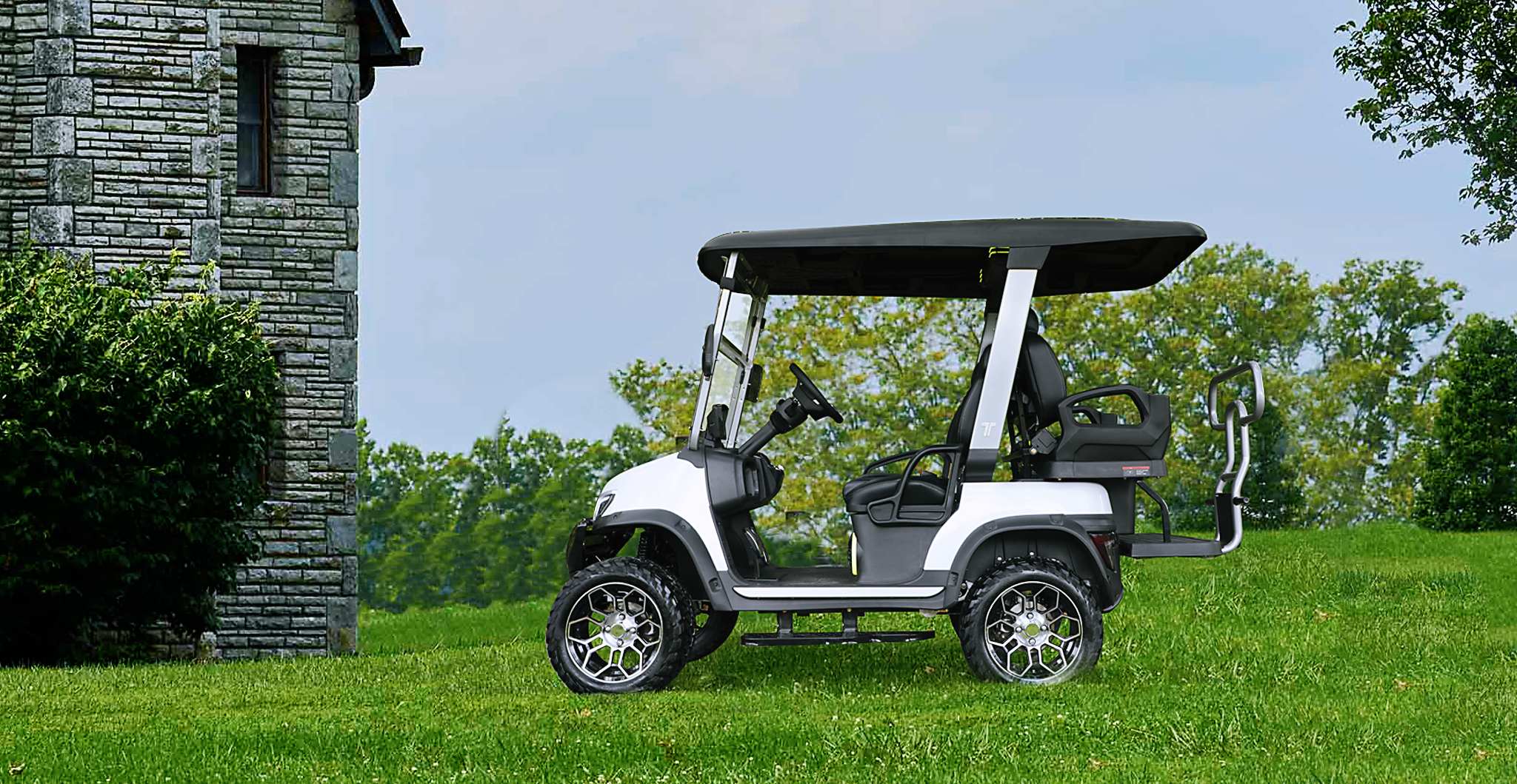 Tara Four Seater Utility Task Vehicle on Golf Course