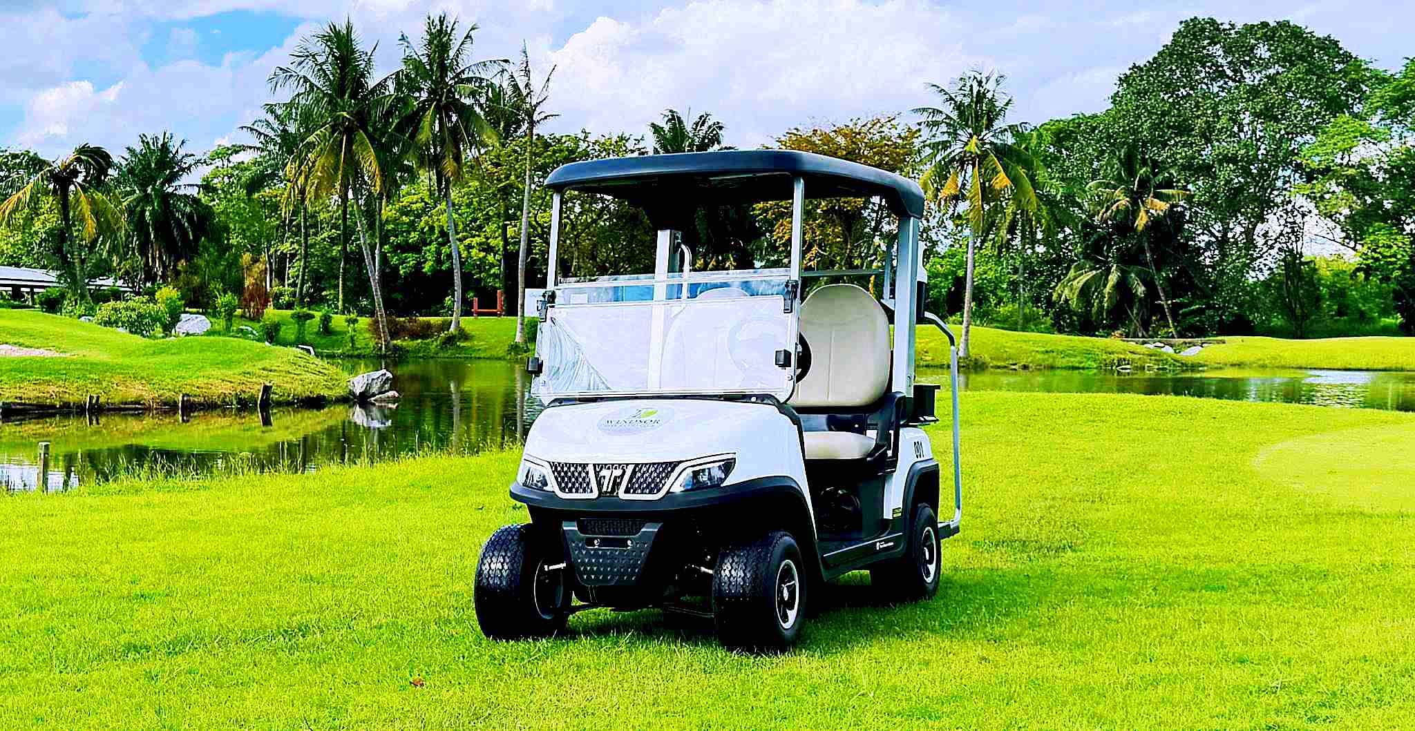 Electric Utility Task Vehicle for Golf Course Transportation
