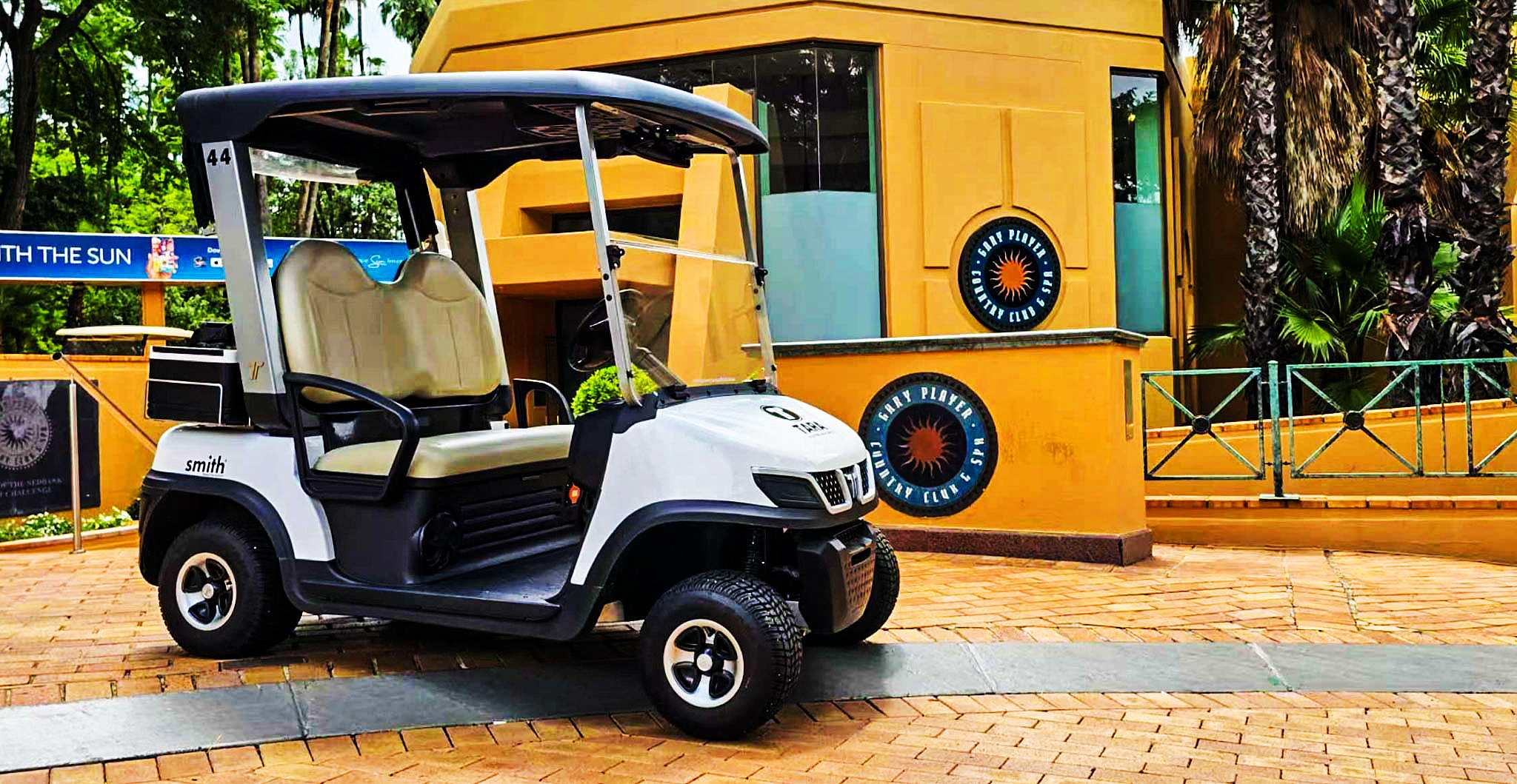 Modern Electric Golf Caddies on the Course