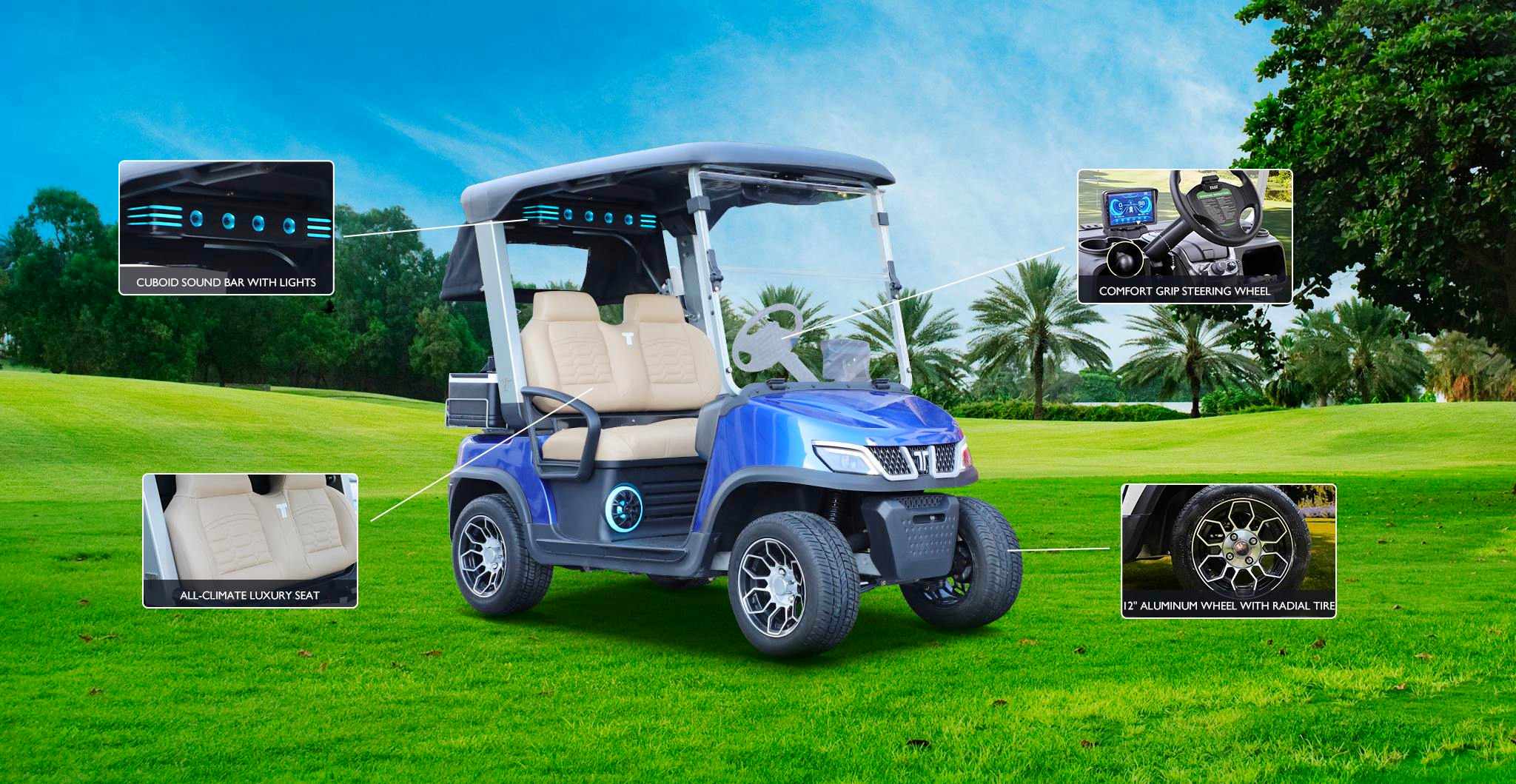 TARA Good Utility Task Vehicles – Electric Vehicles for Golf Courses