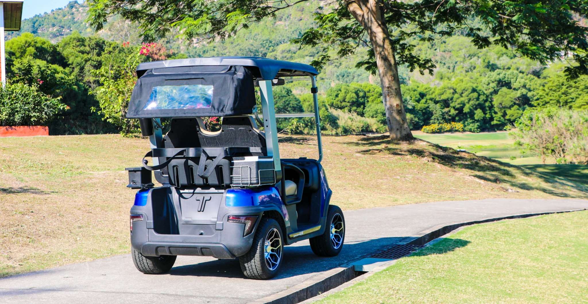 Utility Task Vehicle with Cooler for Refreshing Rounds