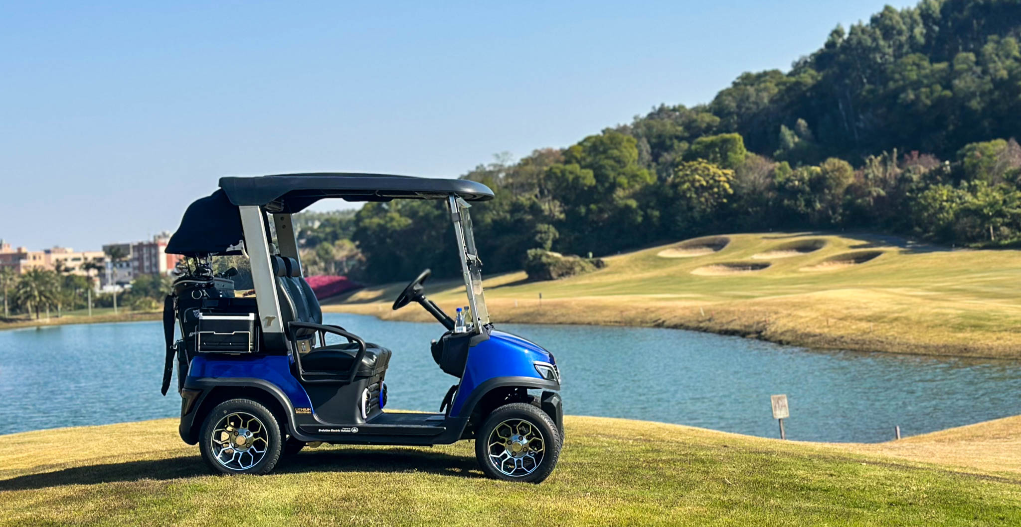 tara utility task vehicle on golf club