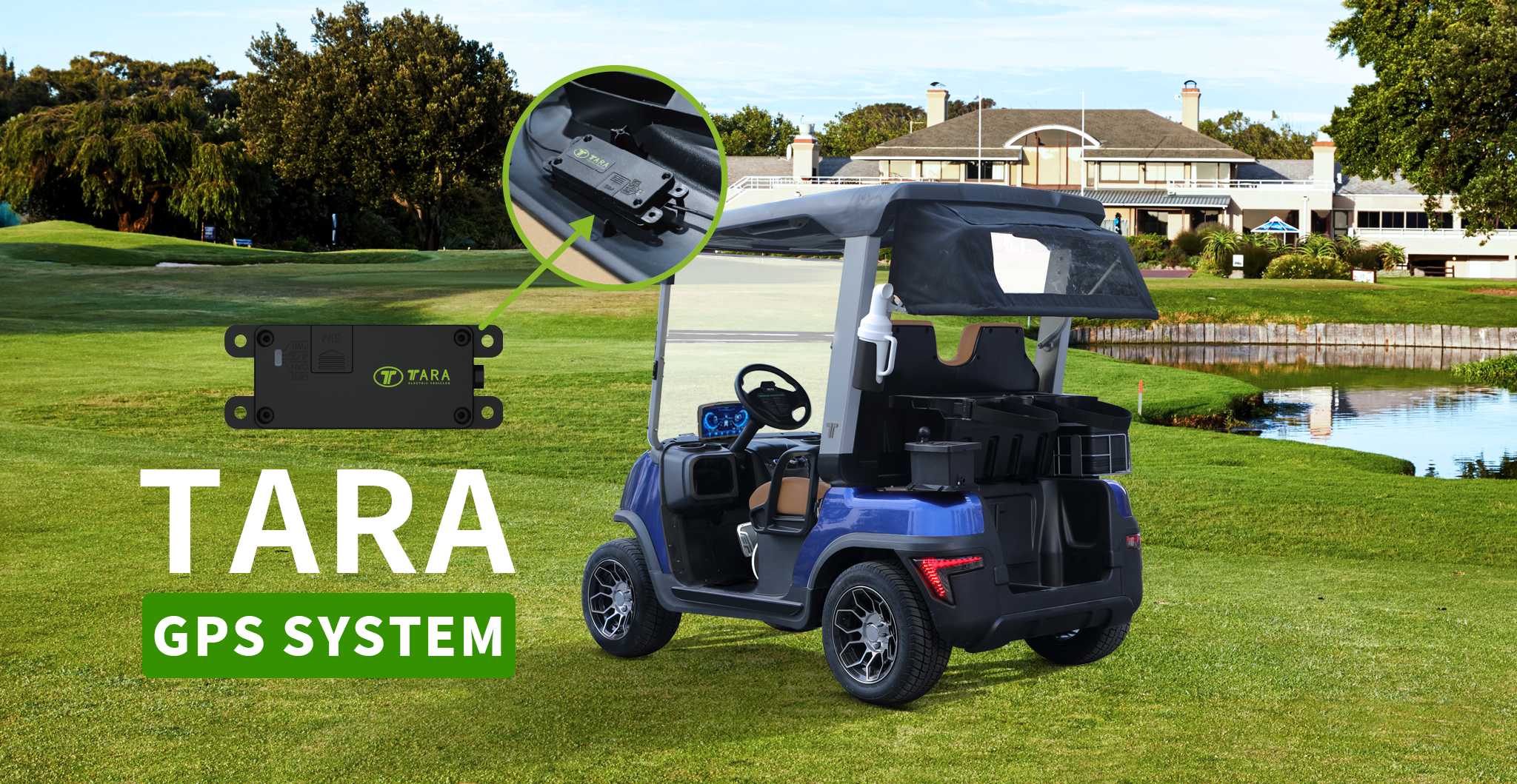 Tara GPS Tracker Module Installed on Utility Task Vehicle