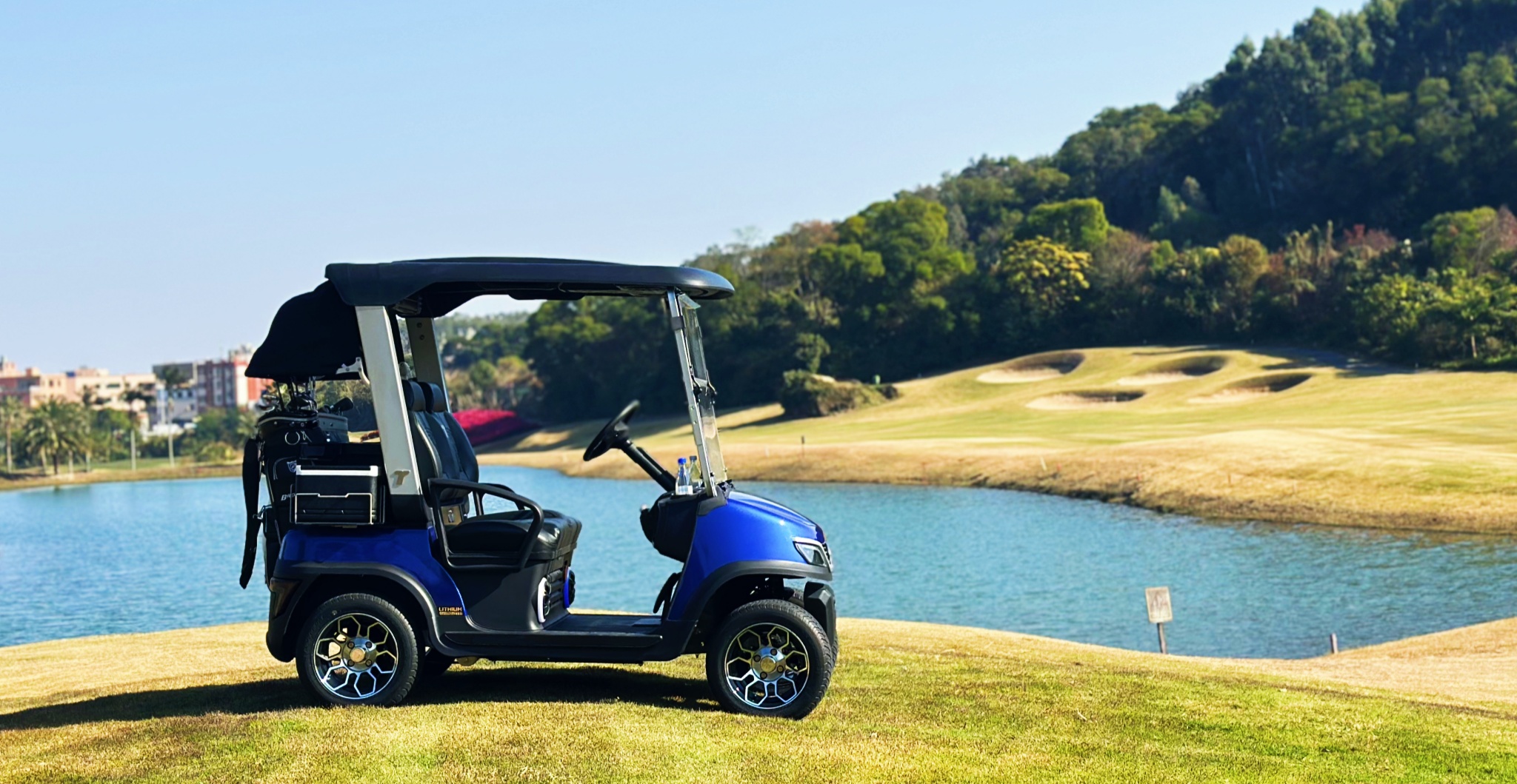 Tara Spirit Plus Golf Car Driving on a Golf Course