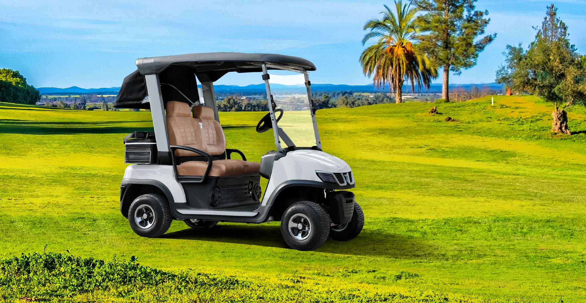Tara Electric Utility Task Vehicle on Golf Course
